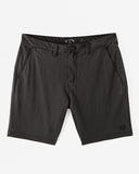 Crossfire Wave Washed 18" - Hybrid Submersible Shorts - Washed Black Men's Shorts & Boardshorts Billabong 