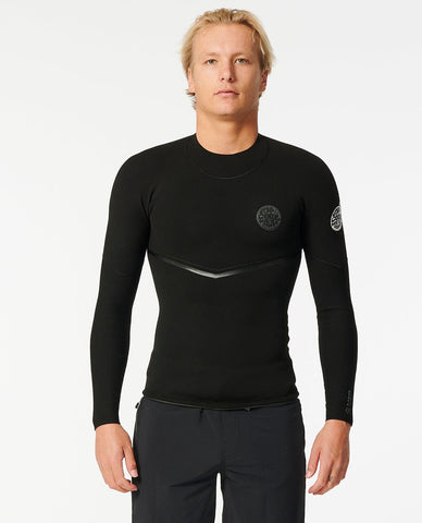 E Bomb 1.5mm Long Sleeve Jacket - Black Wetsuits Bathsheba Surf 