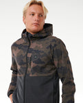 Elite Anti-Series Zip Through Jacket - Green Camo Men's Jackets Rip Curl 