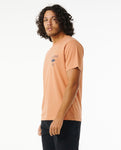 Fade Out Icon Tee - Clay Men's T-Shirts & Vests Rip Curl 