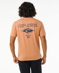 Fade Out Icon Tee - Clay Men's T-Shirts & Vests Rip Curl 