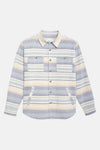 HAROLD STRIPE JACKET - Air Force Blue Men's Jackets Katin 