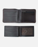 Layered RFID 2 In 1 Wallet - Brown Wallets Rip Curl 