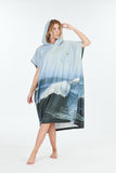 MICRO FLEECE PONCHO - NAZARE Changing Robes After Essentials 