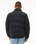 Rincon Cord Puffer Jacket - Washed Black Men's Jackets Rip Curl 