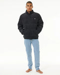 Rincon Cord Puffer Jacket - Washed Black Men's Jackets Rip Curl 