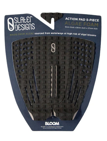 Slater Designs Action Pad 5-Piece - Algae Foam Deck Grip Firewire 