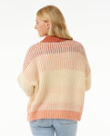 Soleil Rib Knit Crew - Burnt Red Women's Knitwear Rip Curl Women 