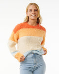 Sunrise Sessions Sweater - Orange Women's Knitwear Rip Curl Women XS 