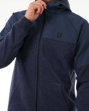 Viral Anti-Series Zip Through Hooded Fleece - Purple Night Men's Jackets Rip Curl 