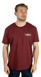 AI Classic T-Shirt - Burgundy Men's T-Shirts & Vests Rietveld 