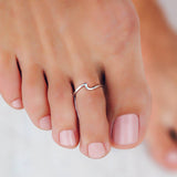 WAVE TOE RING Jewellery Pura Vida 